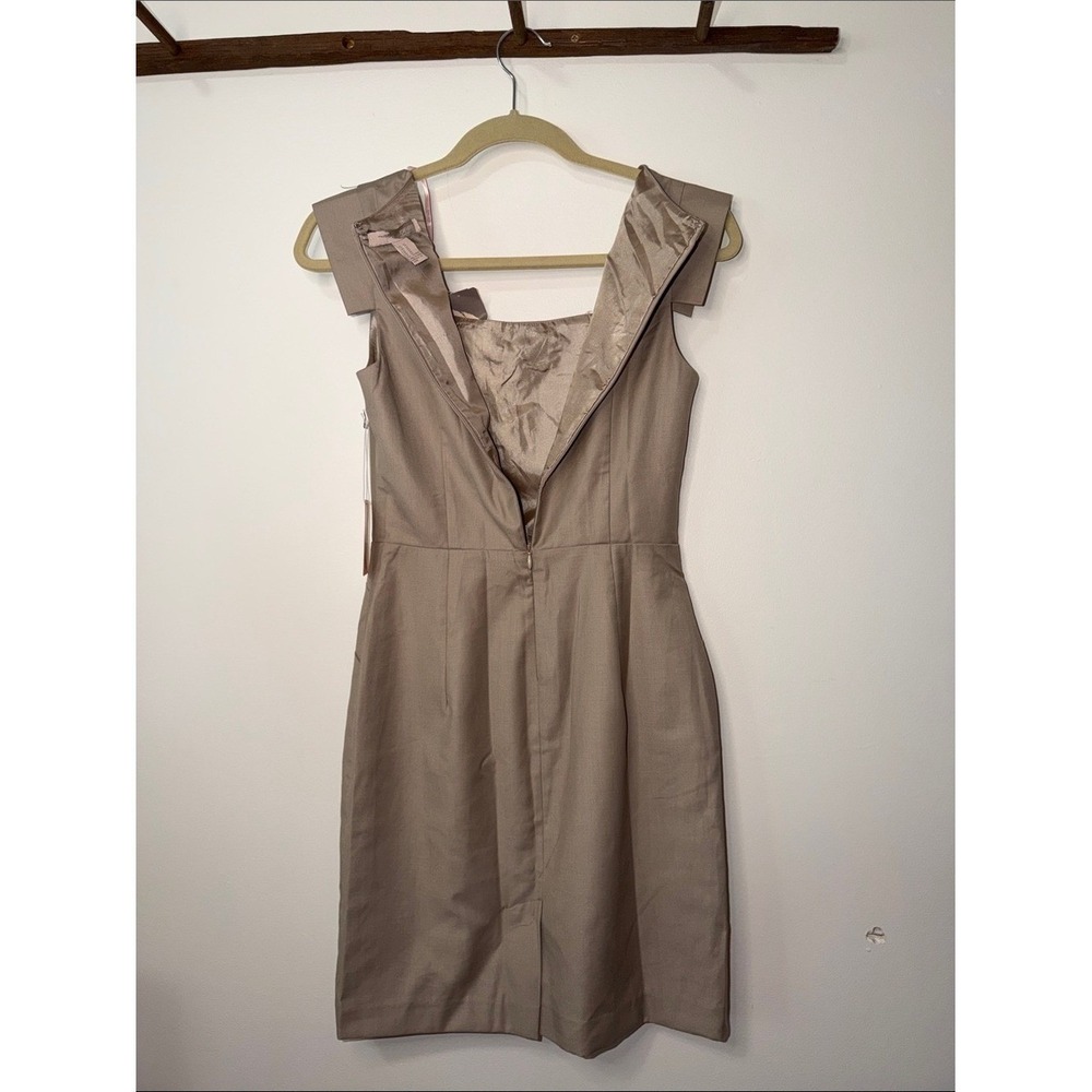 Forever 21 Taupe Square-Neck Sheath Mini Dress - Picture 7 of 7